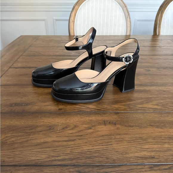 Coach Black Platform Heels - Picture 1 of 4